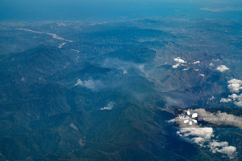 菲律宾民都洛岛空中俯瞰图片素材