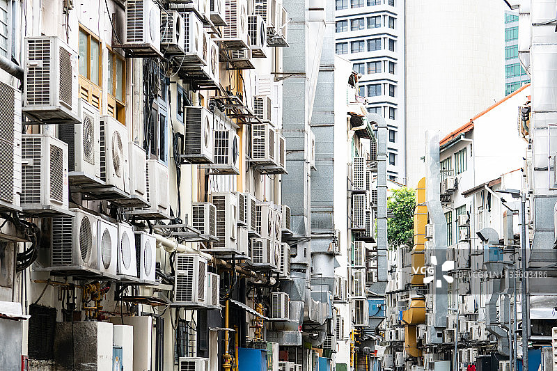 新加坡空调过多图片素材