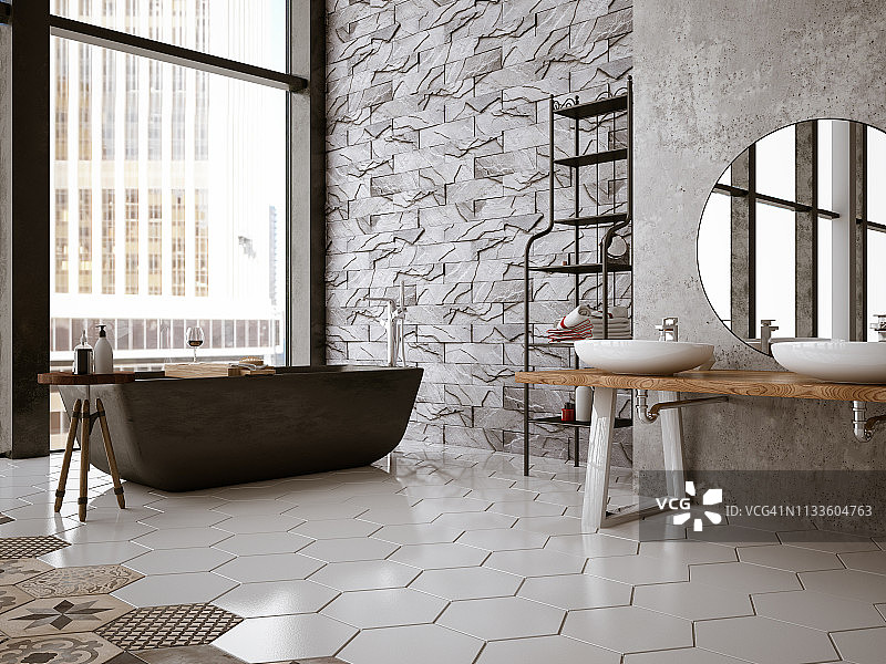 现代浴室图片素材