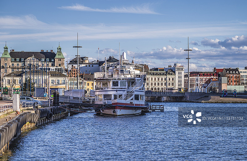 瑞典马尔默港口图片素材