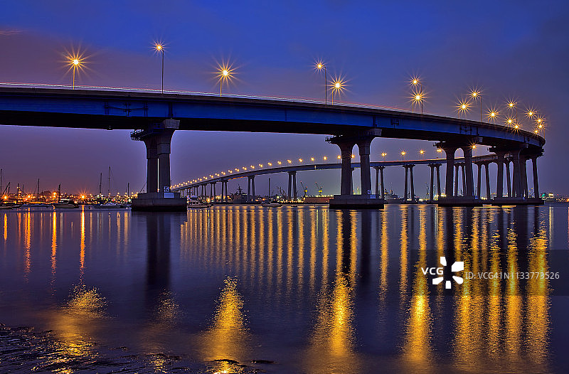 圣地亚哥科罗纳多大桥图片素材