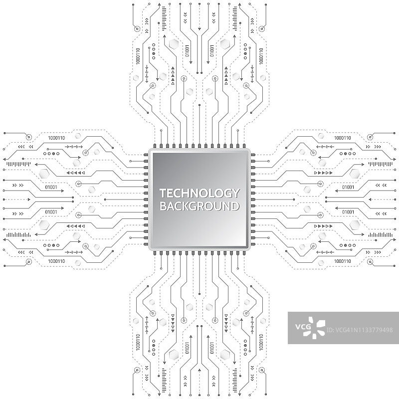 主板集成计算图示图片素材