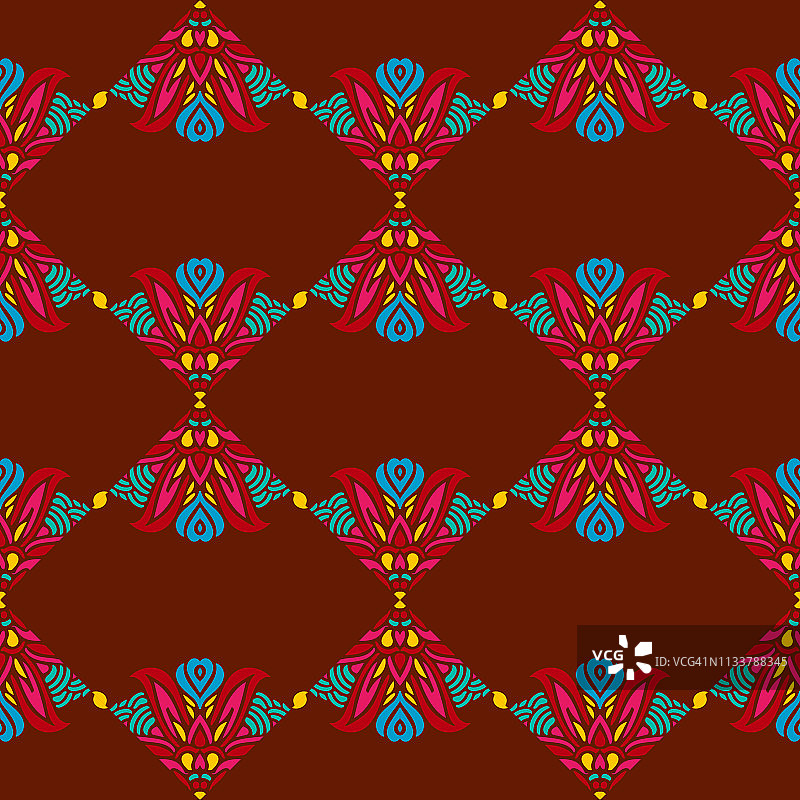 东方风格彩色壁纸图片素材