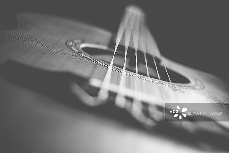 原声吉他特写图片素材