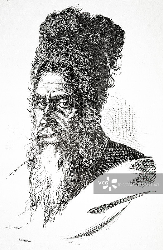 撒马尔罕苦行僧肖像图片素材