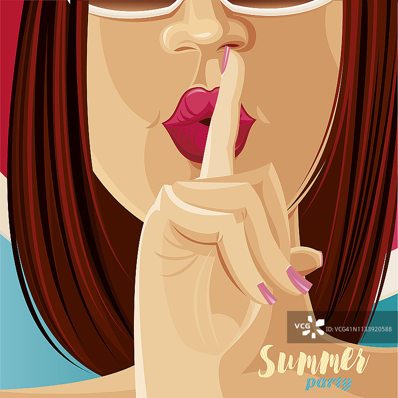 秘密夏日派对图片素材