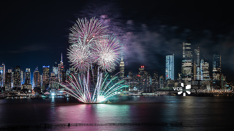 纽约农历新年烟花图片素材