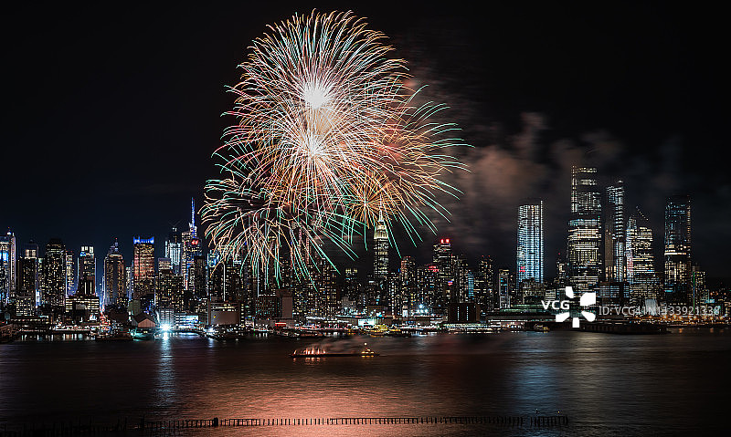 纽约农历新年烟花图片素材