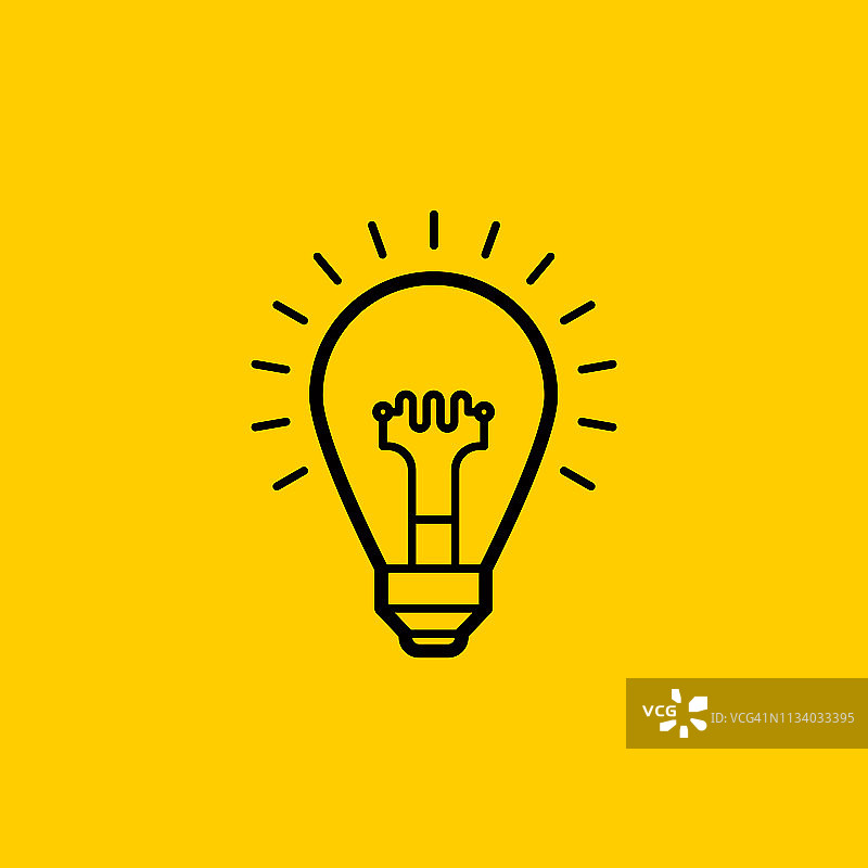 灯泡图标图片素材