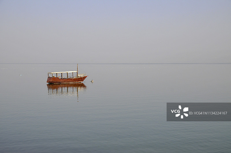 希望之船：耶稣之船的复制品图片素材