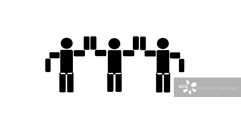 祝贺图标扁平化设计图片素材