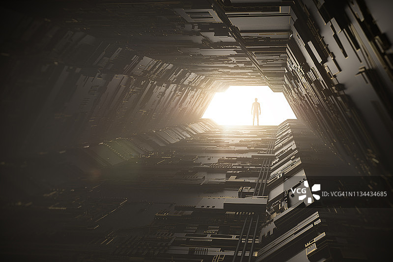 数字隧道-景观图片素材