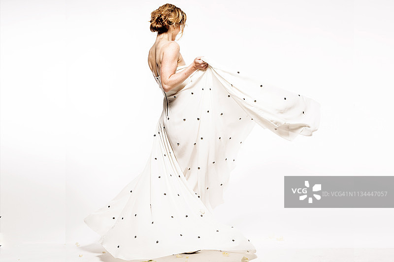 晚礼服模特图片素材