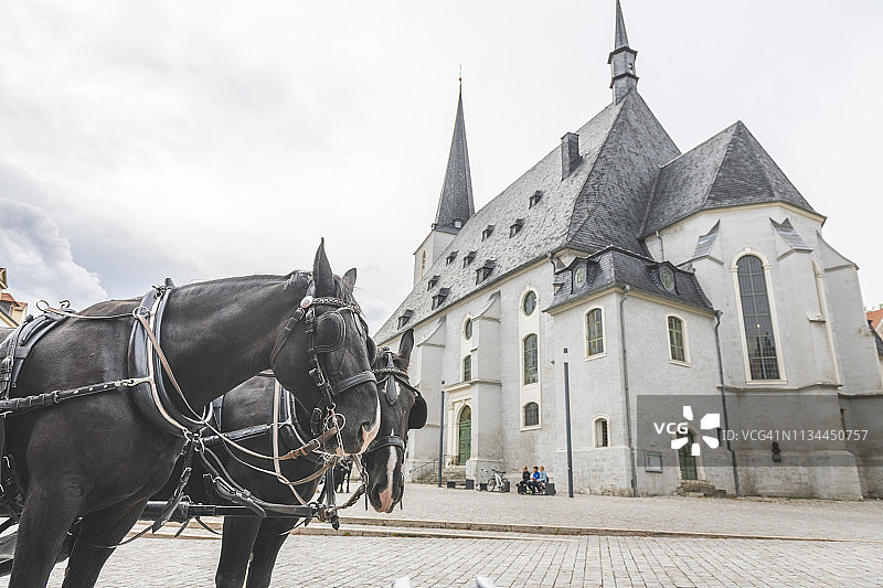 德国魏玛圣彼得和保罗教堂景观图片素材