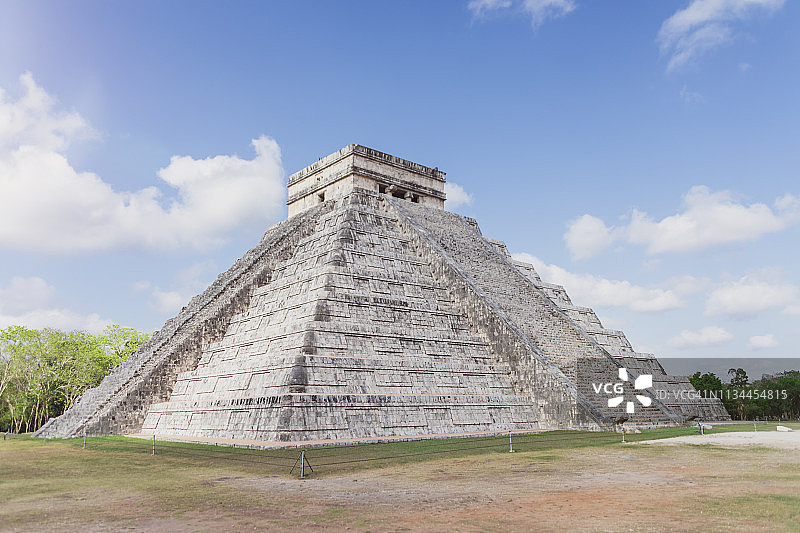 墨西哥尤卡坦半岛奇琴伊察玛雅遗址图片素材