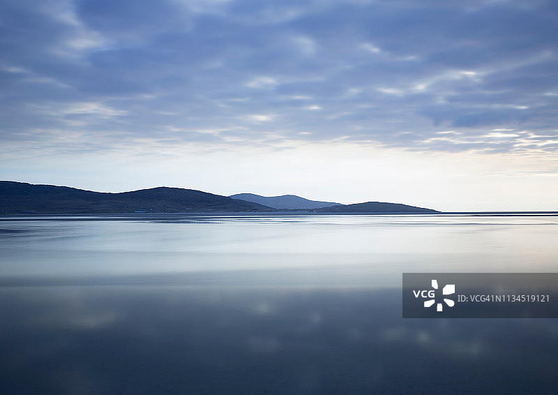苏格兰哈里斯岛塔兰赛海峡塞勒博斯特海滩图片素材