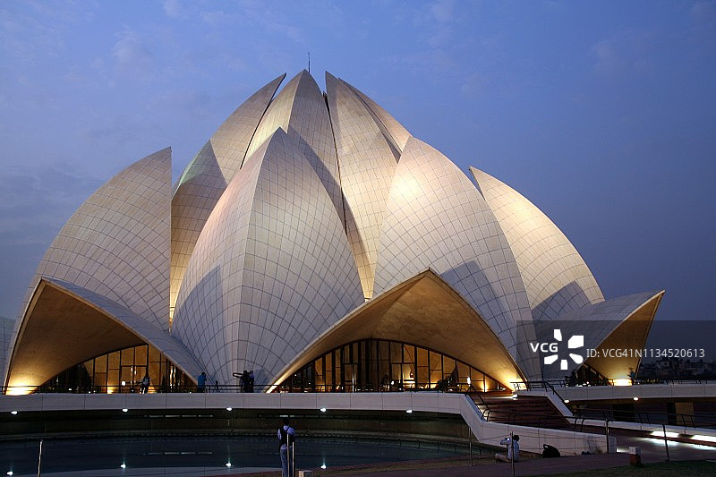 德里莲花寺图片素材