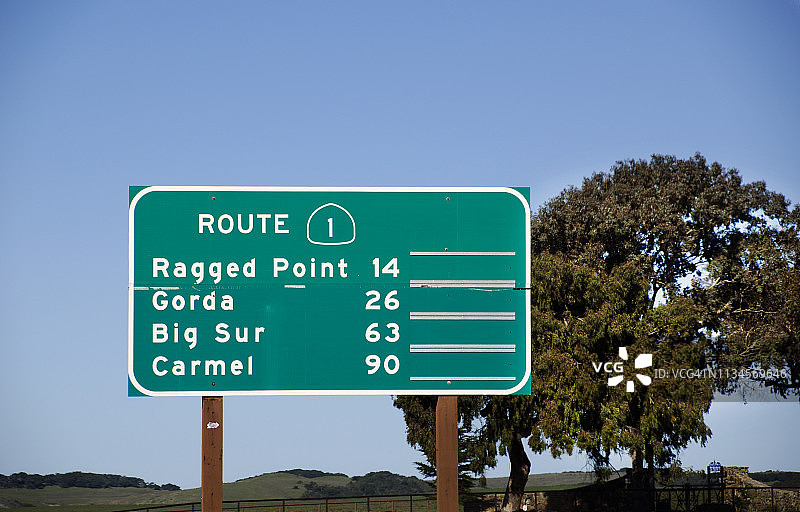 1号公路标志图片素材