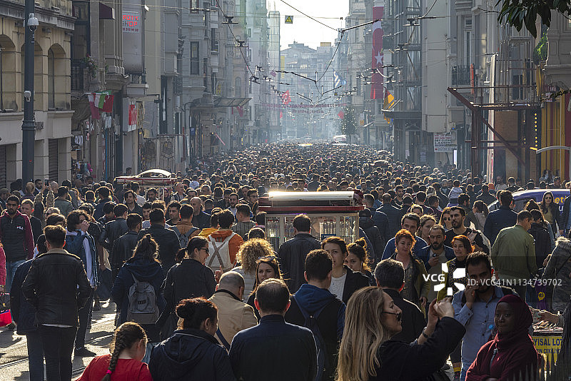 伊斯坦布尔独立大街图片素材