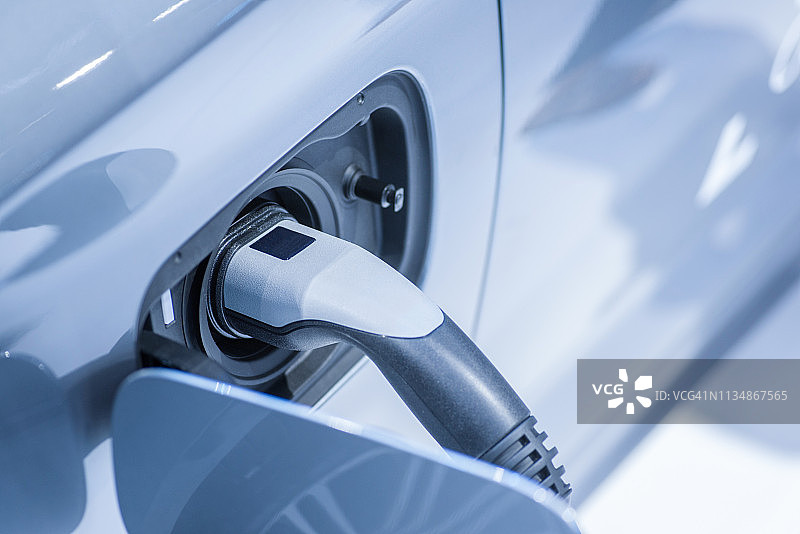 电动汽车充电图片素材