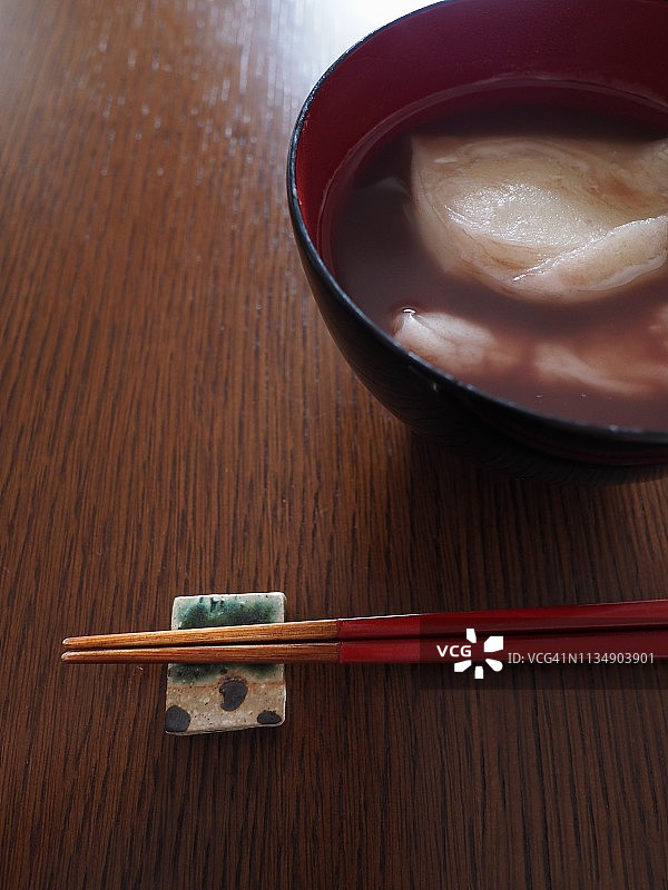 红豆年糕汤图片素材