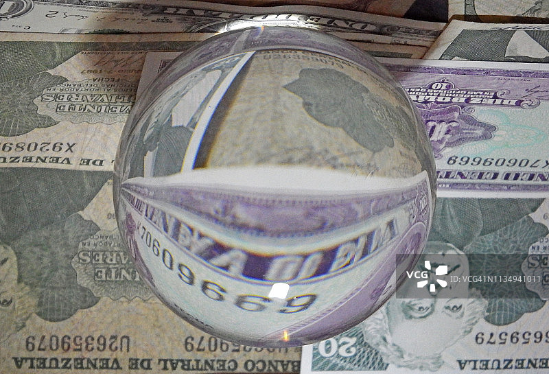 委内瑞拉纸币图片素材