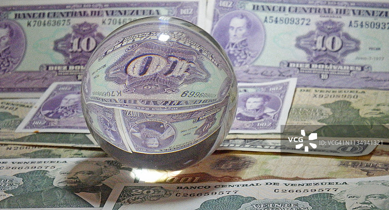委内瑞拉纸币图片素材