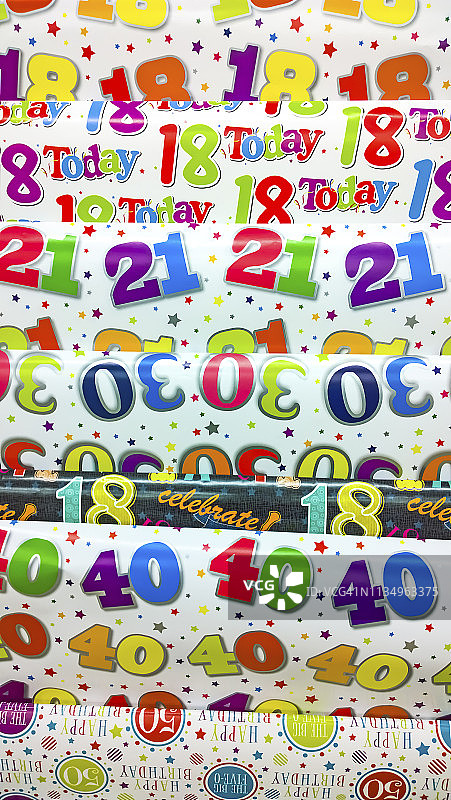 生日快乐图案包装纸图片素材