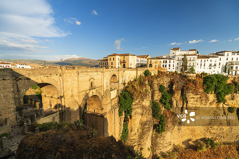 西班牙安达卢西亚龙达新桥图片素材