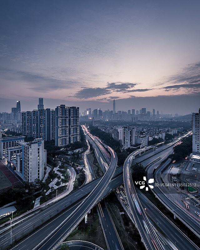 空中高速公路连接图片素材