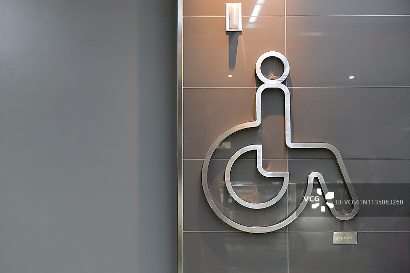 残疾人卫生间标志图片素材