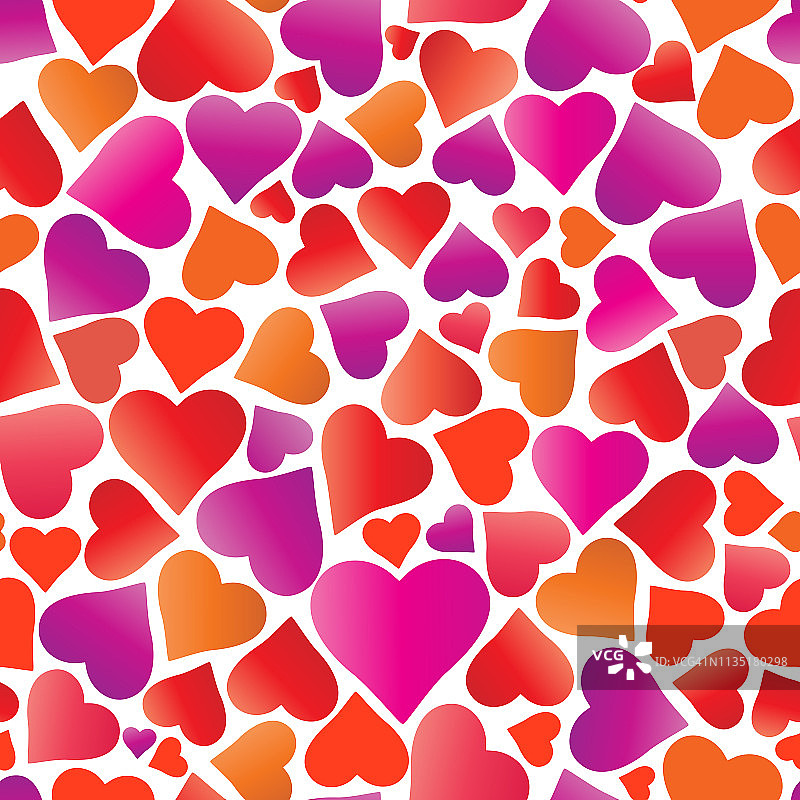 心形无缝图案图片素材