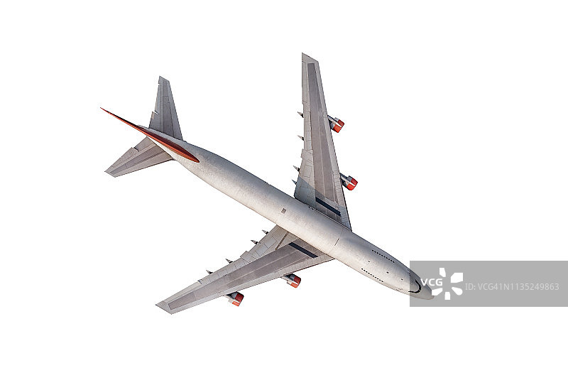 白色背景上的飞机图片素材