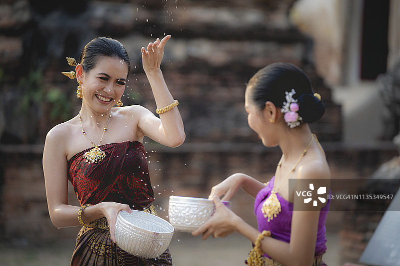 泰国宋干节图片素材