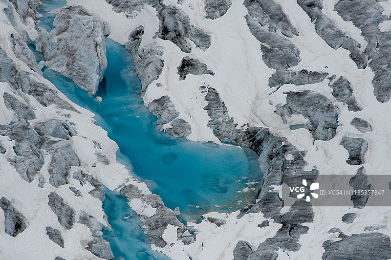 三文鱼冰川图片素材