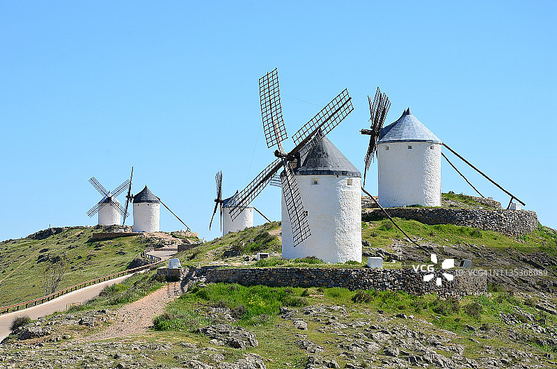 孔苏埃格拉风车图片素材