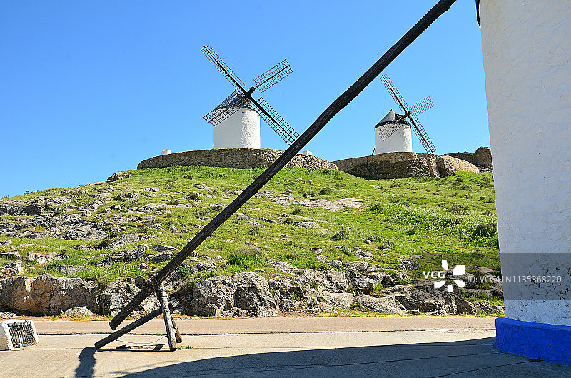 孔苏埃格拉风车图片素材