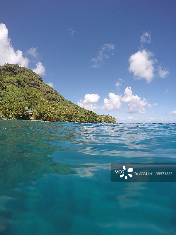 波利尼西亚海景图片素材