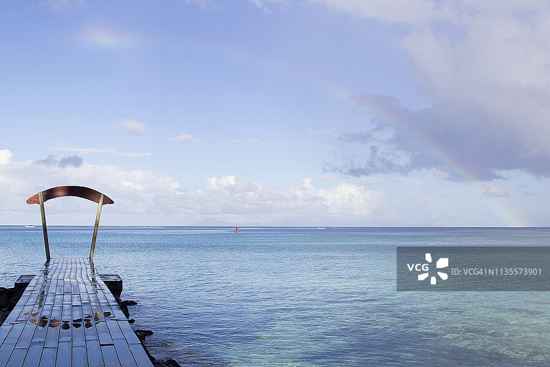 波利尼西亚海景图片素材