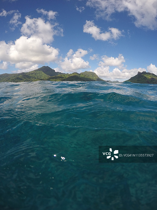 波利尼西亚海景图片素材