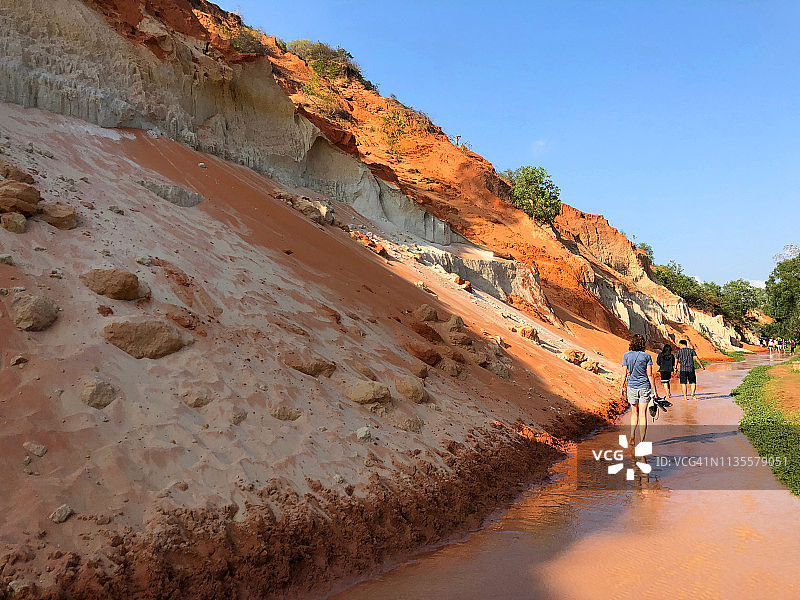越南美奈仙女溪图片素材