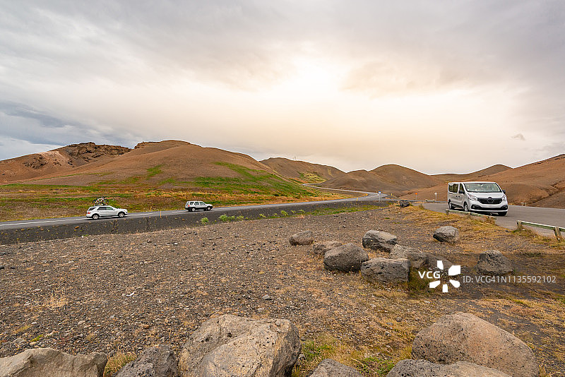 冰岛公路旅行图片素材