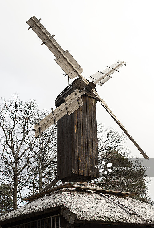 木制风车图片素材