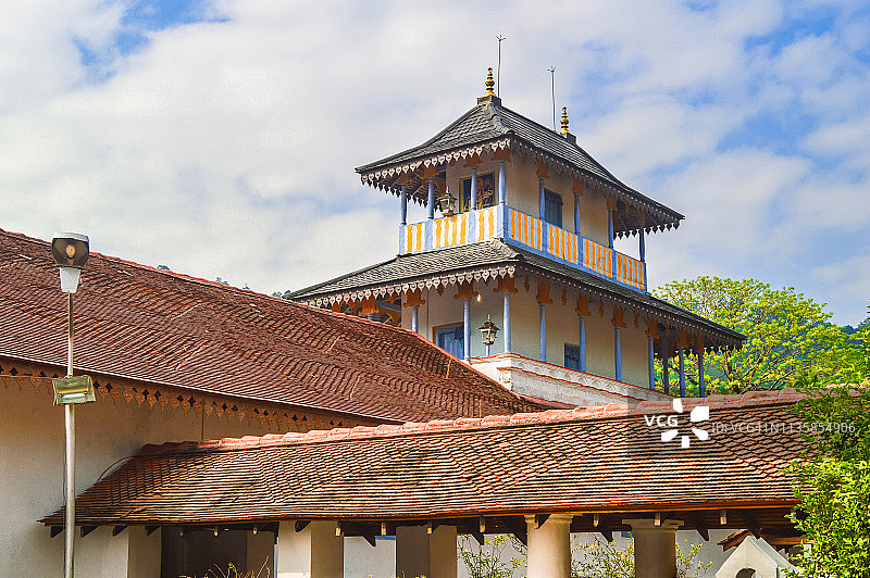 斯里兰卡玛哈萨曼德瓦拉亚寺神殿图片素材