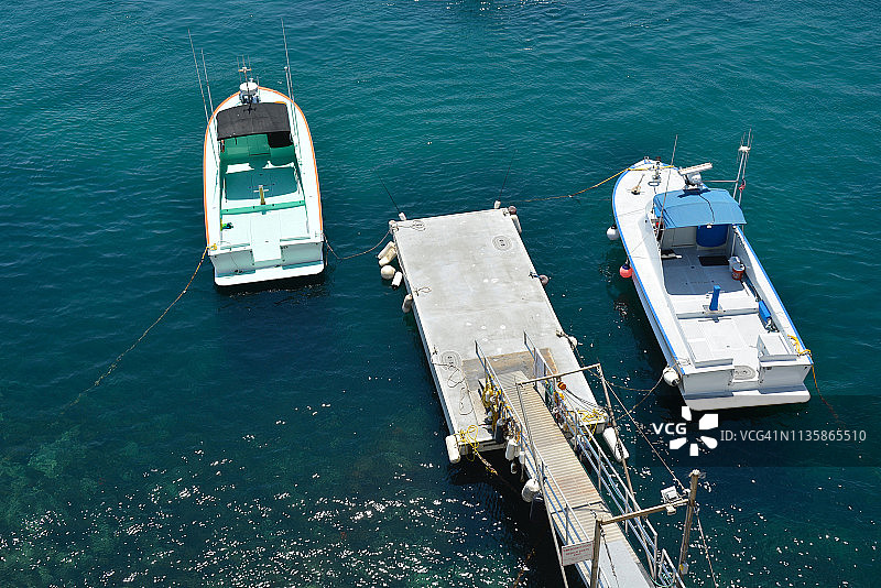救援船和港口巡逻艇图片素材