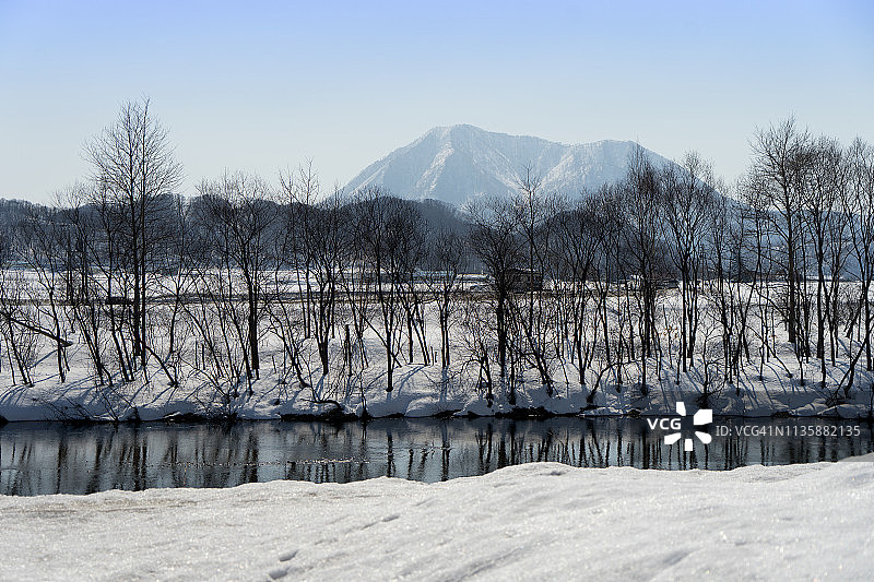 2019年日本北海道冬季美丽风光图片素材