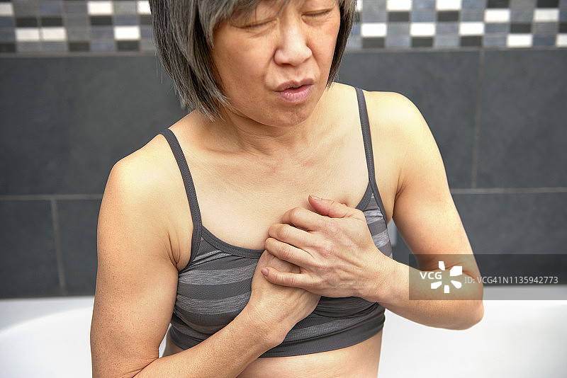 心脏病发作／胃灼热图片素材