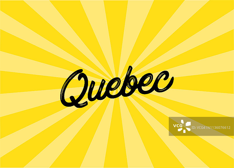 魁北克字体设计图片素材