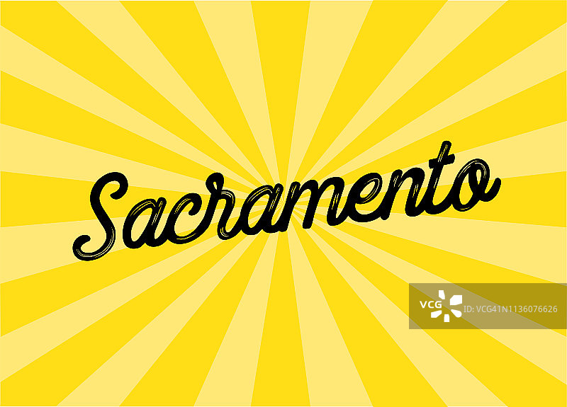 萨克拉门托字体设计图片素材