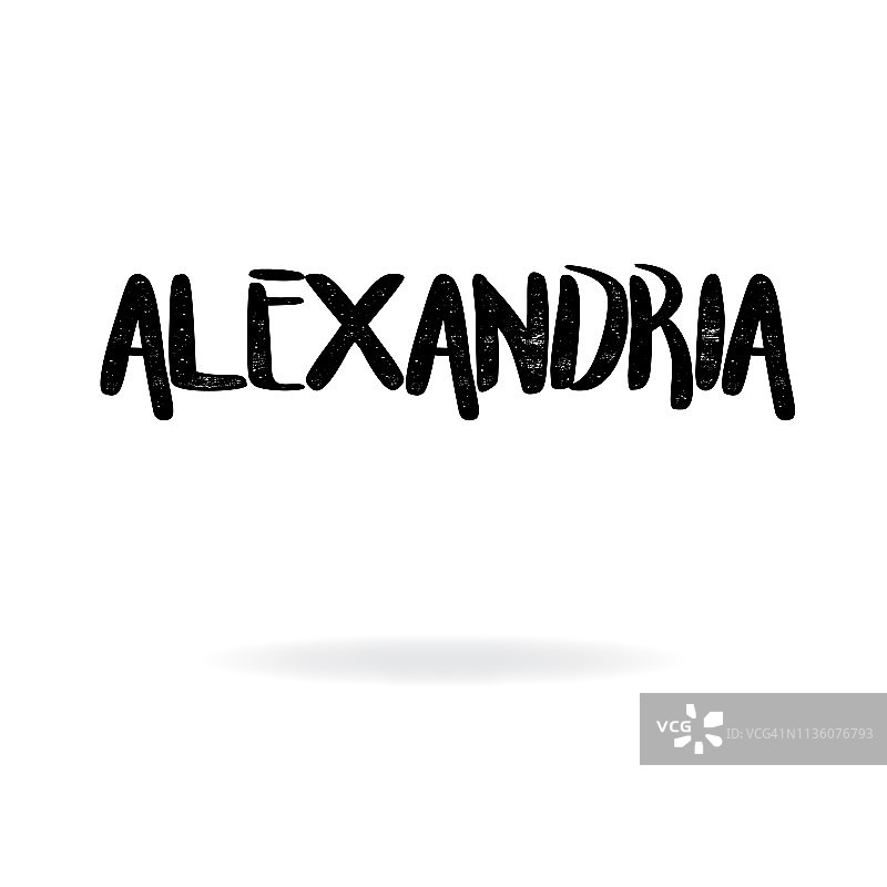 亚历山大字体设计图片素材